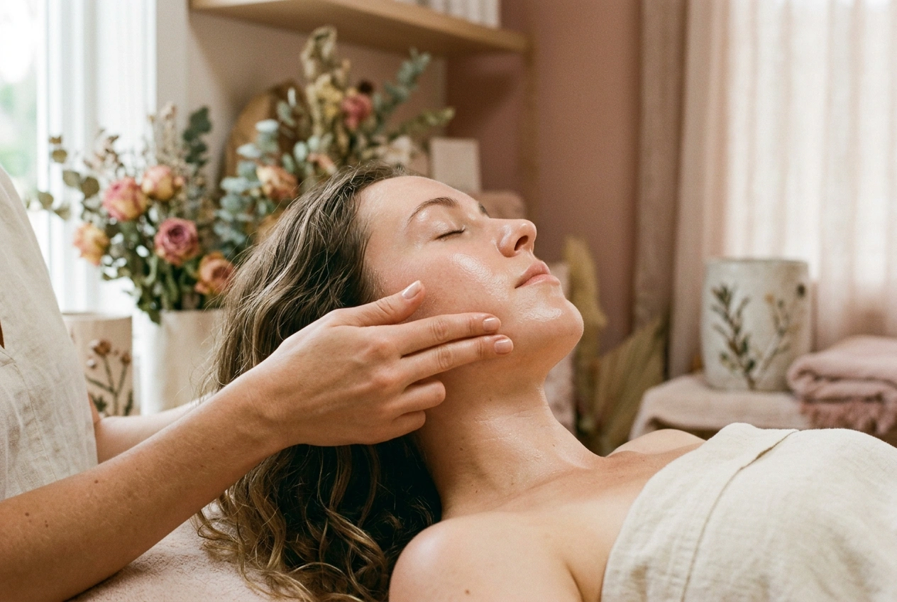 Bindweefselmassage gezicht