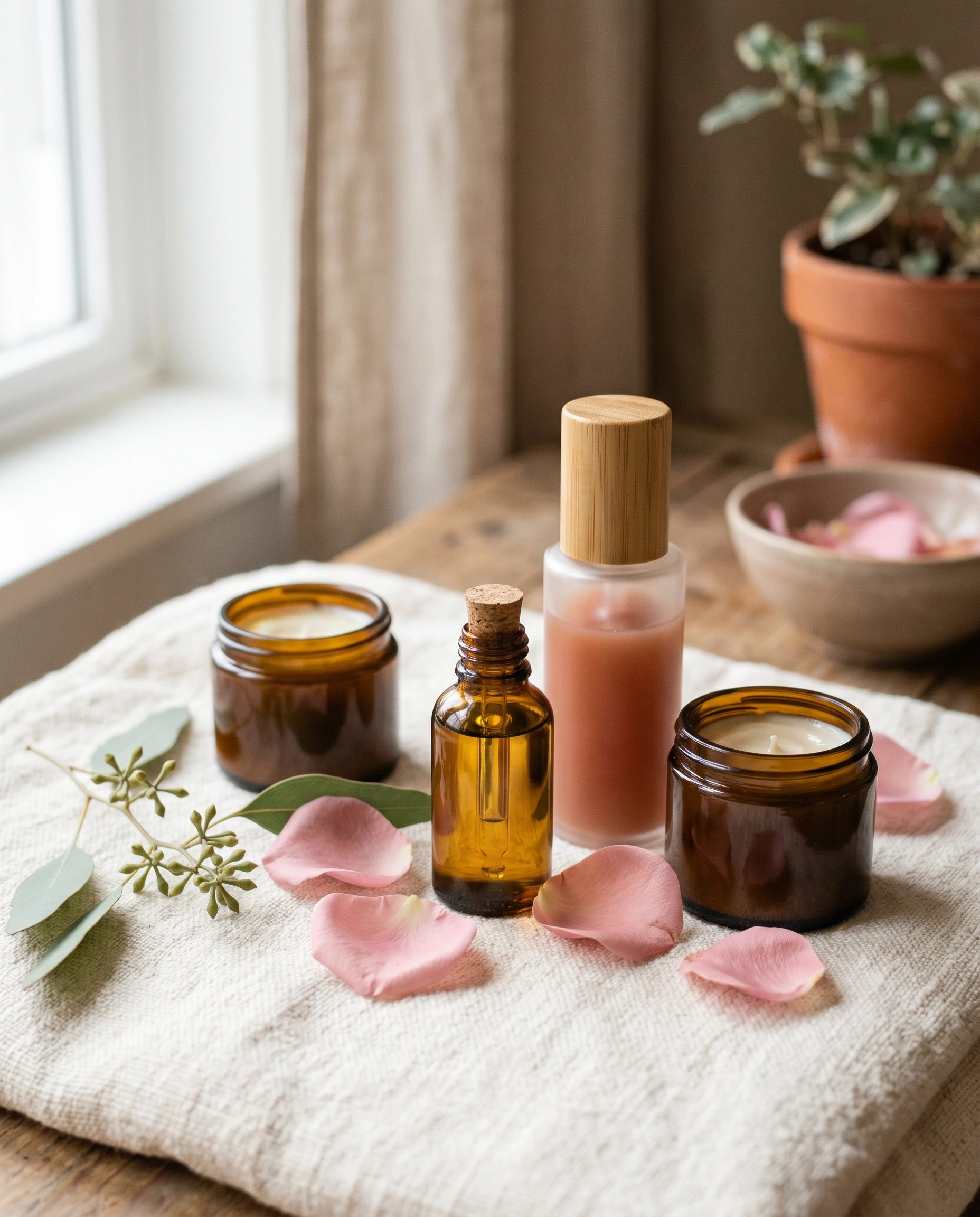 Natuurlijke verzorgingsproducten van Weleda en Annemarie Börlind in de salon